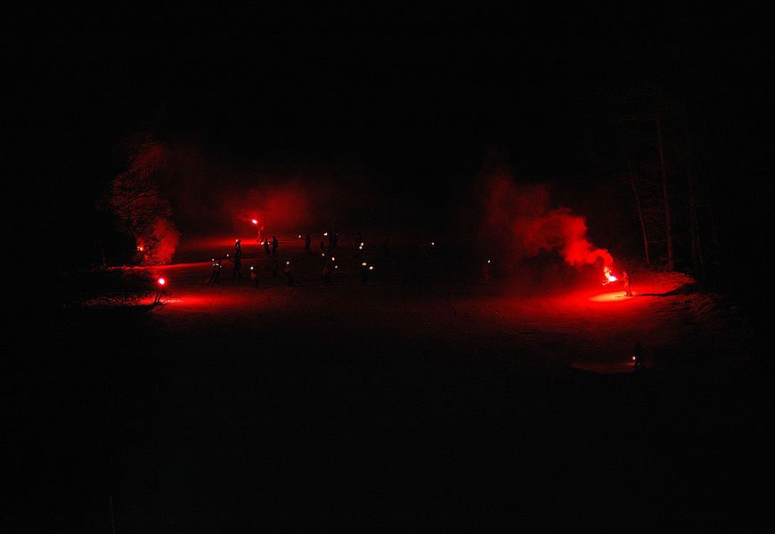 Descente au flambeaux