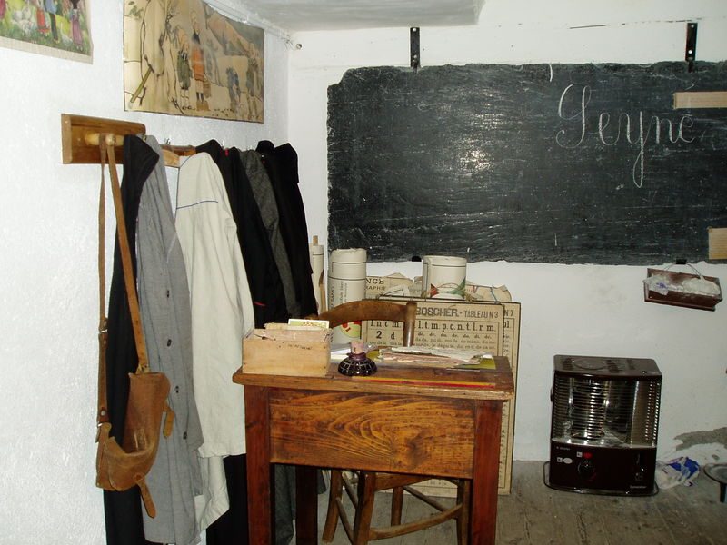 Salle de classe de l’écomusée de l’école
