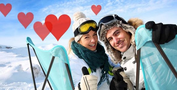 Saint Valentin ski dating