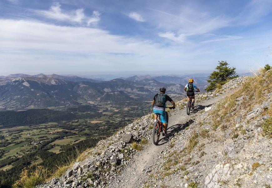 Balcons de la Blanche à VTT