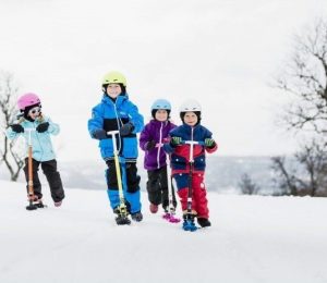 Cours de snow-kick avec une coach sportive au Grand-Puy