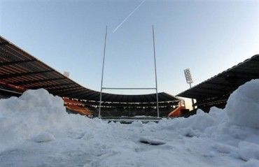 Concours de drop sur le front de neige